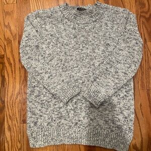 Heathered Grey Theory Cotton Cashmere sweater